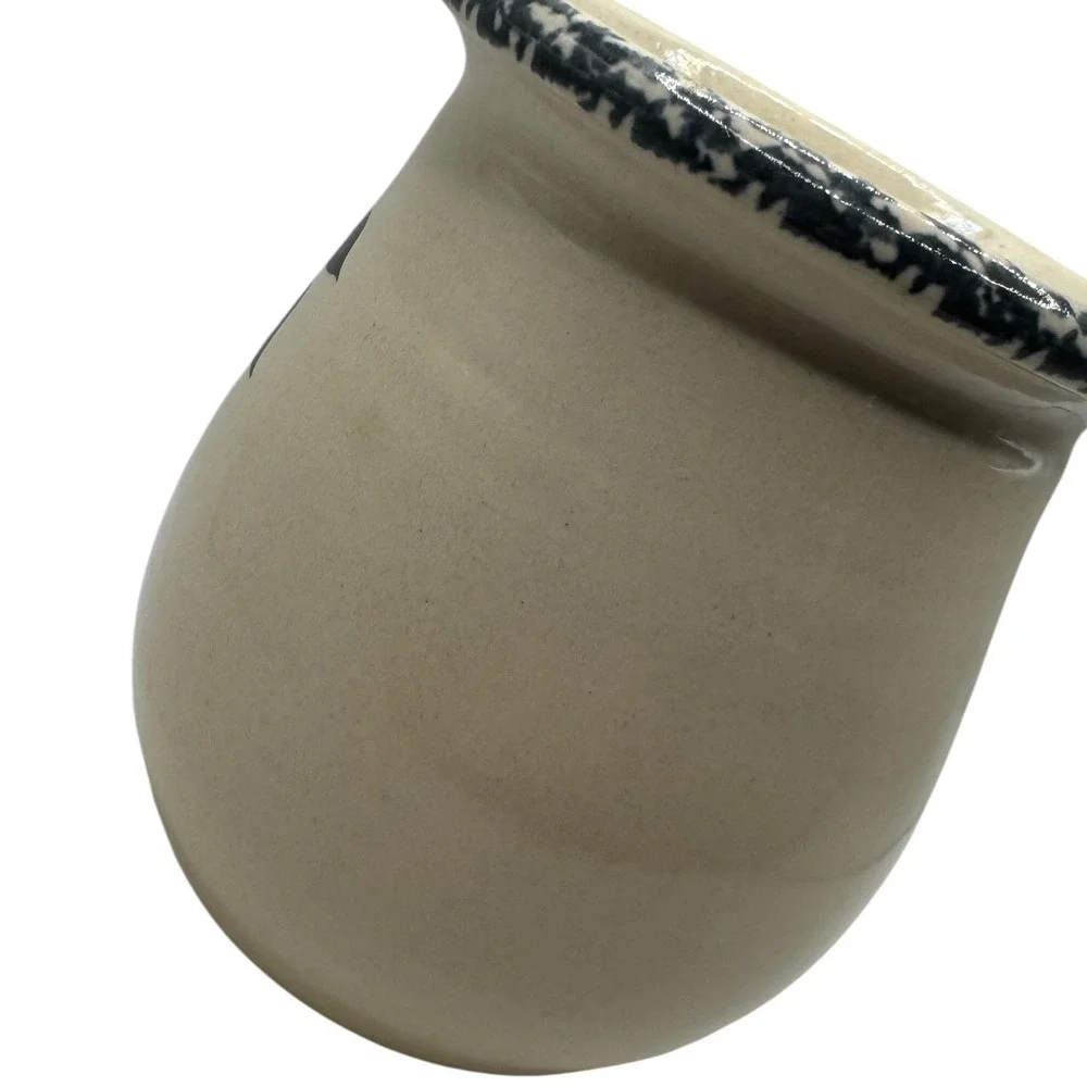 Home & Garden Party Apple‎ Stoneware Crock Hand Made USA 1999 Vintage 6 Inch